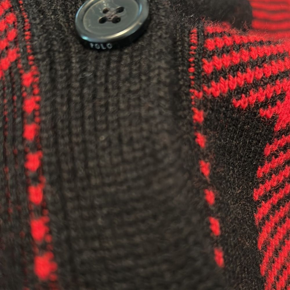 Polo Ralph Lauren - Merino Wool Rib Puff Shoulder Sweater -Size S - Picture 3 of 7